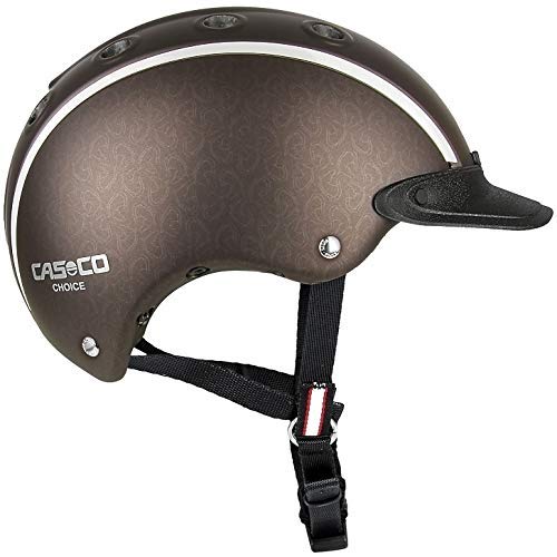 RL24 Kinder REIT-, Fahrrad- und Skihelm Choice Casco braun metallic S (52-56cm) inkl Schutzbeutel von RL24