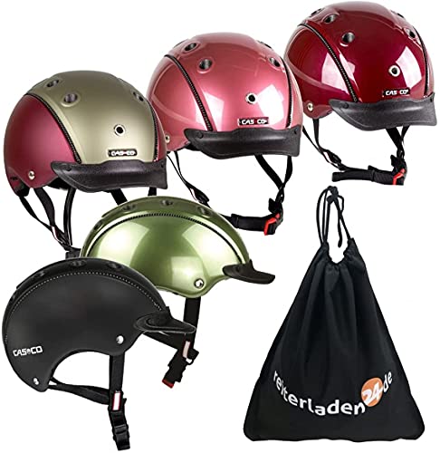 RL24 Kinder REIT-, Fahrrad- und Skihelm Choice Turnier Casco English Rose Shiny S (52-56cm) inkl Schutzbeutel von RL24