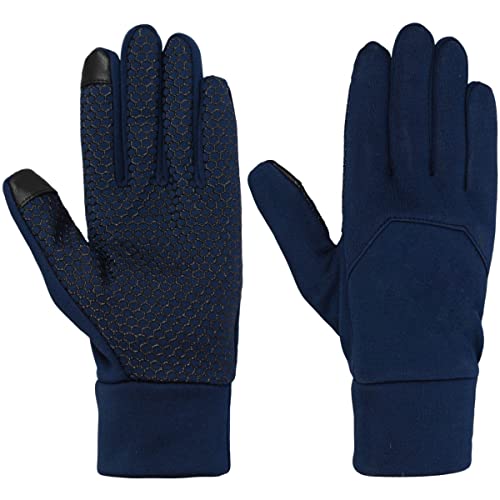 RL24 - Winter Reithandschuhe für Damen Wien | warme Winterhandschuhe zum Reiten | wasserabweisend & mit Grip | gefütterte Handschuhe in Dunkelblau | Reitbekleidung in Größe L von RL24