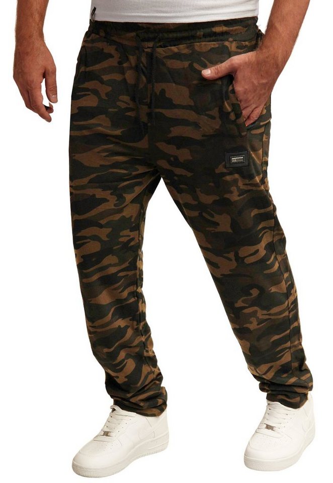 RMK Jogginghose »Herren Trainingshose Jogginghose Fitnesshose Camouflage Army Tarn Hose« von RMK