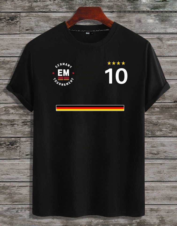 RMK T-Shirt Herren Shirt Trikot Fan Fußball Deutschland Europameisterschaft EM aus Baumwolle von RMK