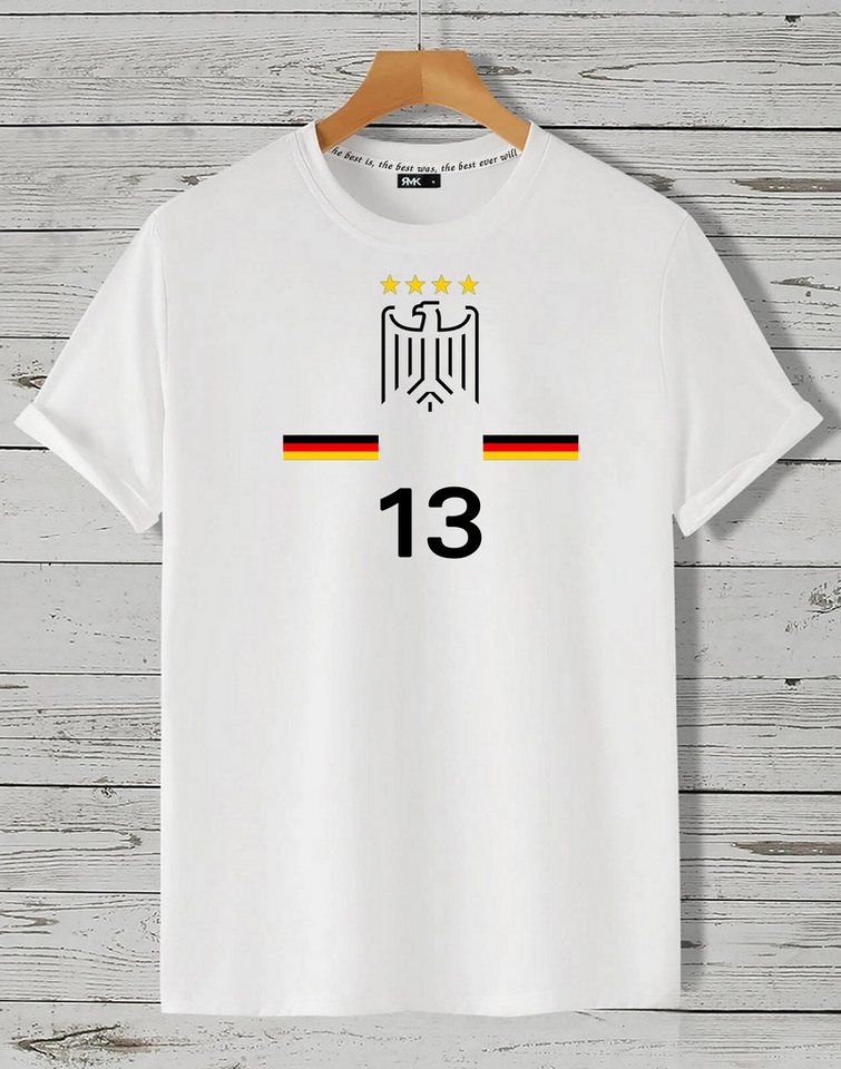 RMK T-Shirt Herren Shirt Trikot Fan Fußball Deutschland Germany EM WM aus gekämmter Baumwolle von RMK