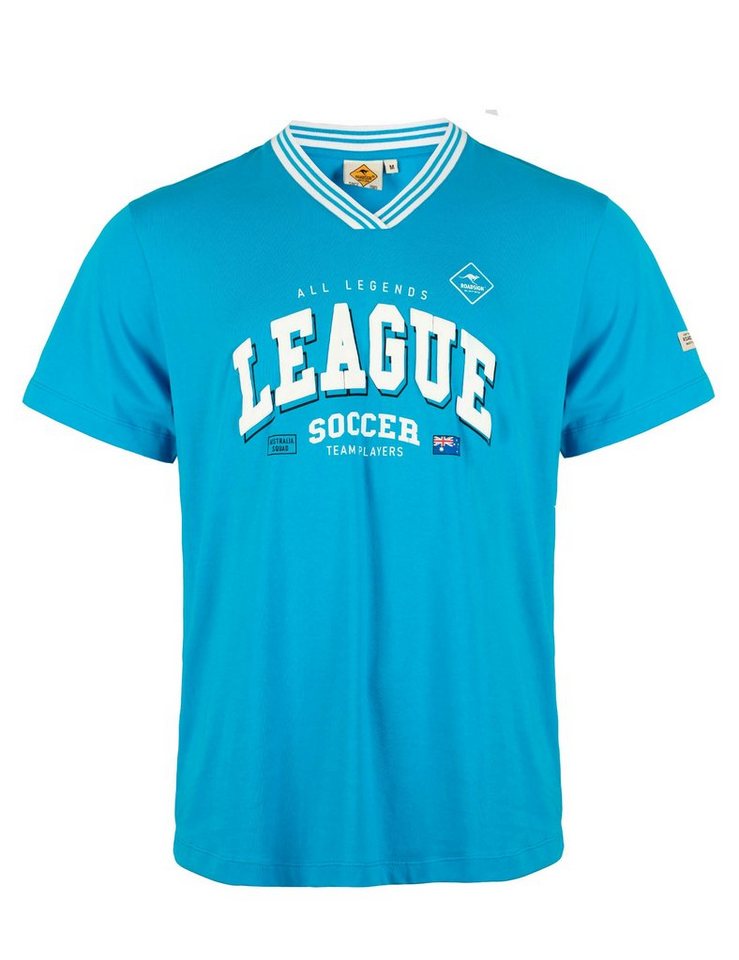 ROADSIGN australia T-Shirt Soccer (1-tlg) mit sportlichem Logo-Print & V-Ausschnitt von ROADSIGN australia