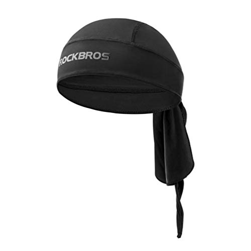 ROCKBROS Bandana Cap Kopftuch Atmungsaktiv Fahrrad Kopfbedeckung UV Schutz Schnelltrocknend für Damen und Herren, Outdoor Sport von ROCKBROS