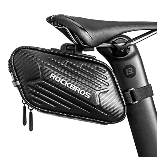ROCKBROS Fahrrad Satteltasche Fahrradsitz Tasche für MTB Rennrad Faltrad Wasserdicht Kratzfest ca.1,5L von ROCKBROS