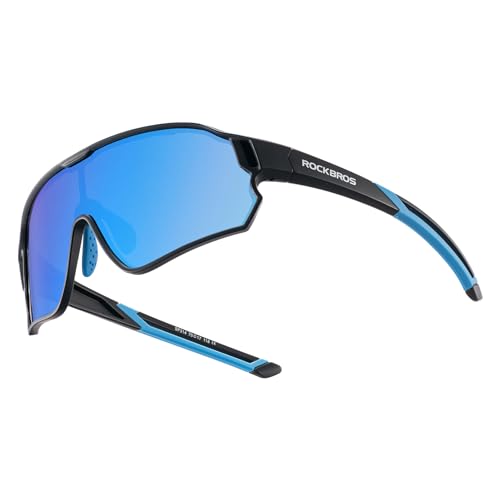 ROCKBROS Kinder Fahrradbrille Sportbrille UV400-Schutz Polarisierte Sonnenbrille TR90 Flexiblem Rahmen für Jungen Mädchen Schutzbrille Outdoorsport von ROCKBROS