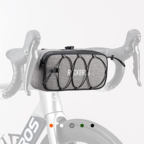 ROCKBROS Road-to-Sky Lenkertasche Fahrrad Tasche Selbstentworfene Fahrradtasche Wasserabweisende Reflekrierende Fronttasche für MTB, Rennrad, City-Rad von ROCKBROS