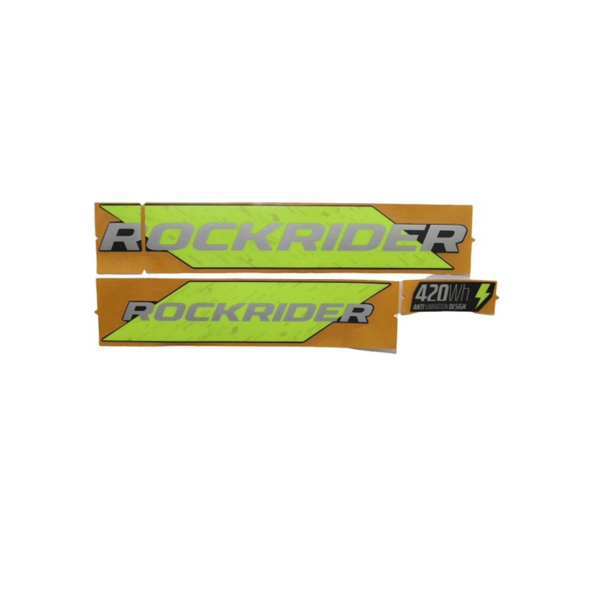 Akkuaufkleber E-ST500 gelb von ROCKRIDER
