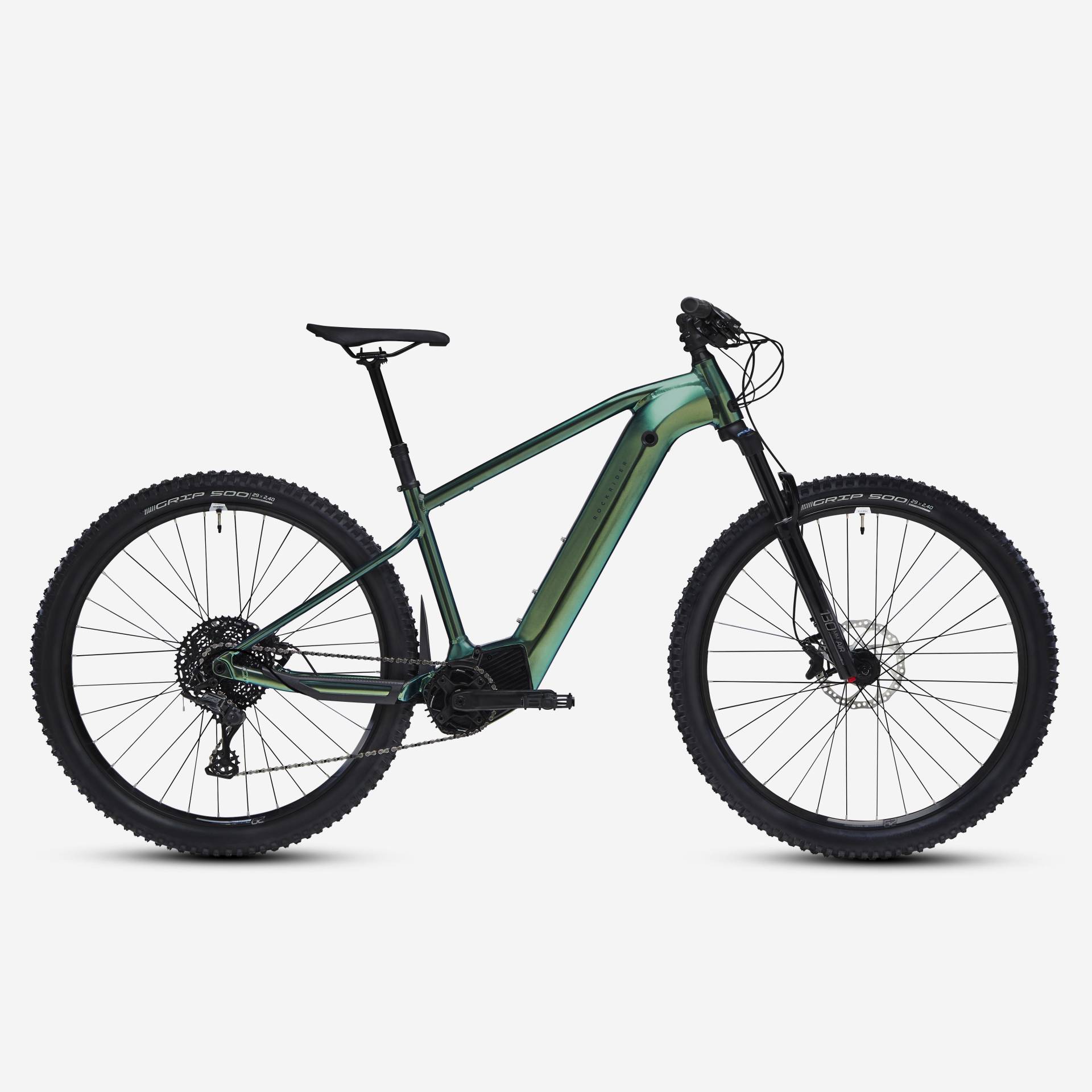 E-Mountainbike E-Expl 700 29 Zoll Hardtail Rockrider grün von ROCKRIDER