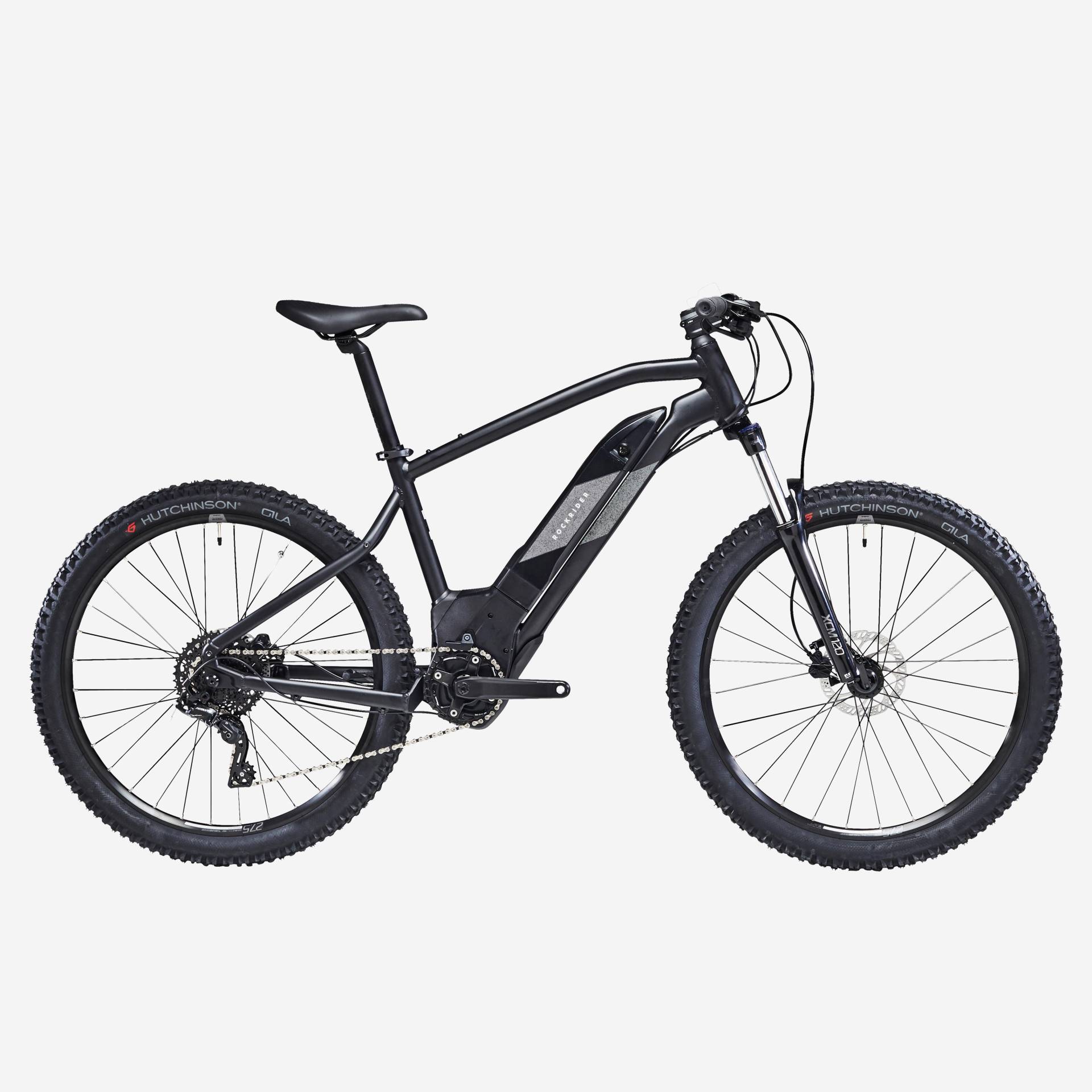 E-Mountainbike Hardtail 27,5 Zoll E-ST 500 schwarz von ROCKRIDER