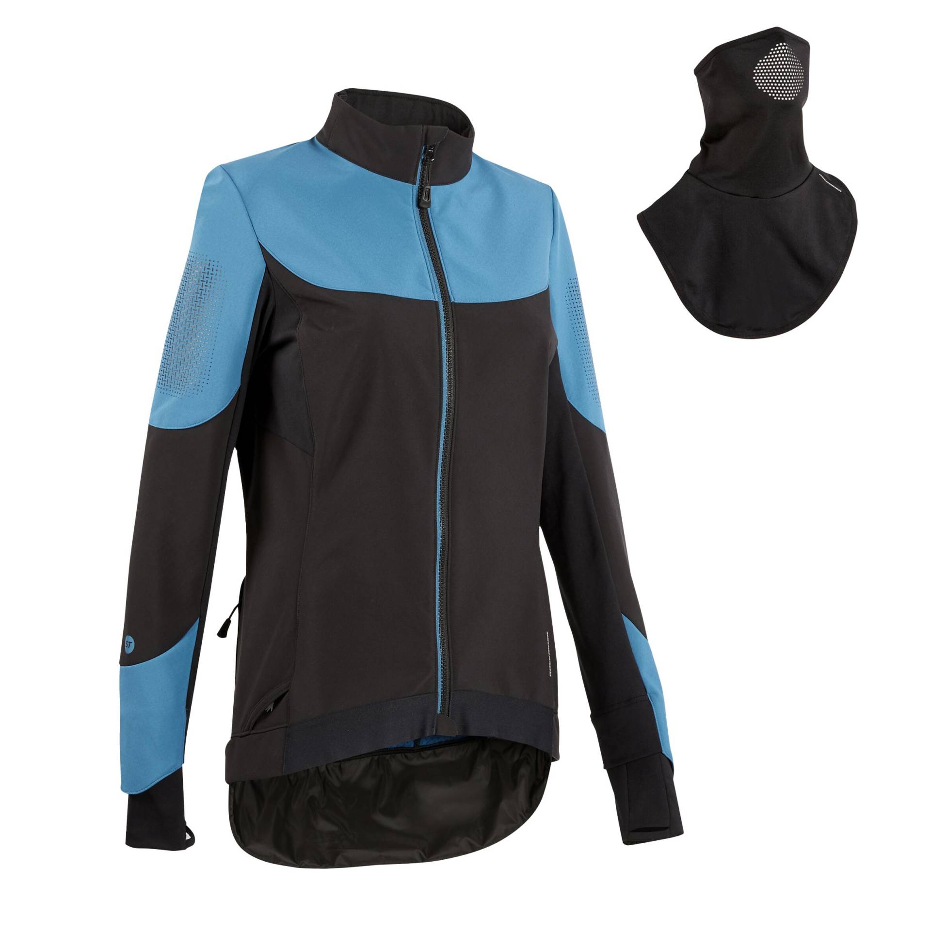 Fahrradjacke MTB D türkis/schw von ROCKRIDER