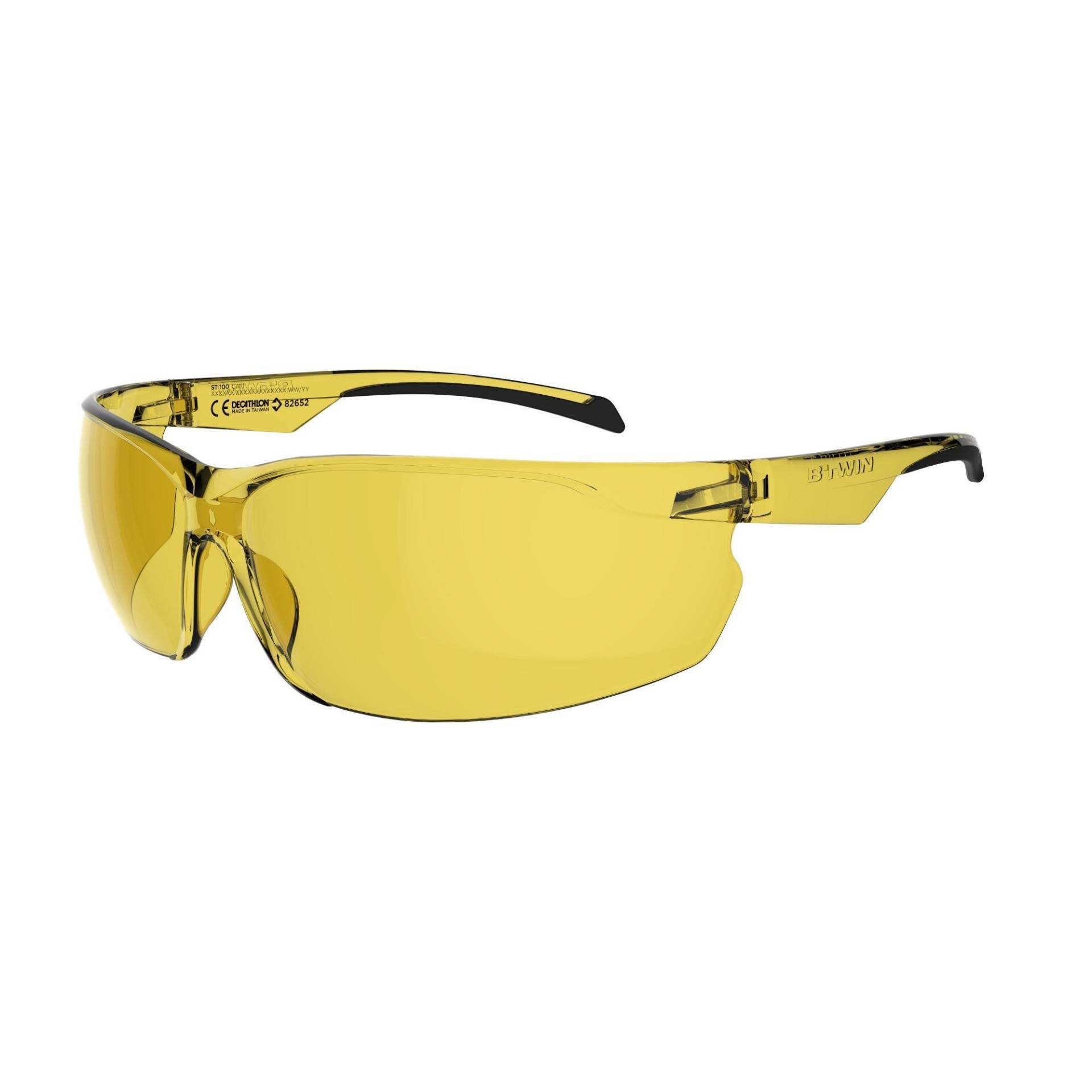 MTB Sportbrille ST 100 Kat. 1 gelb von ROCKRIDER