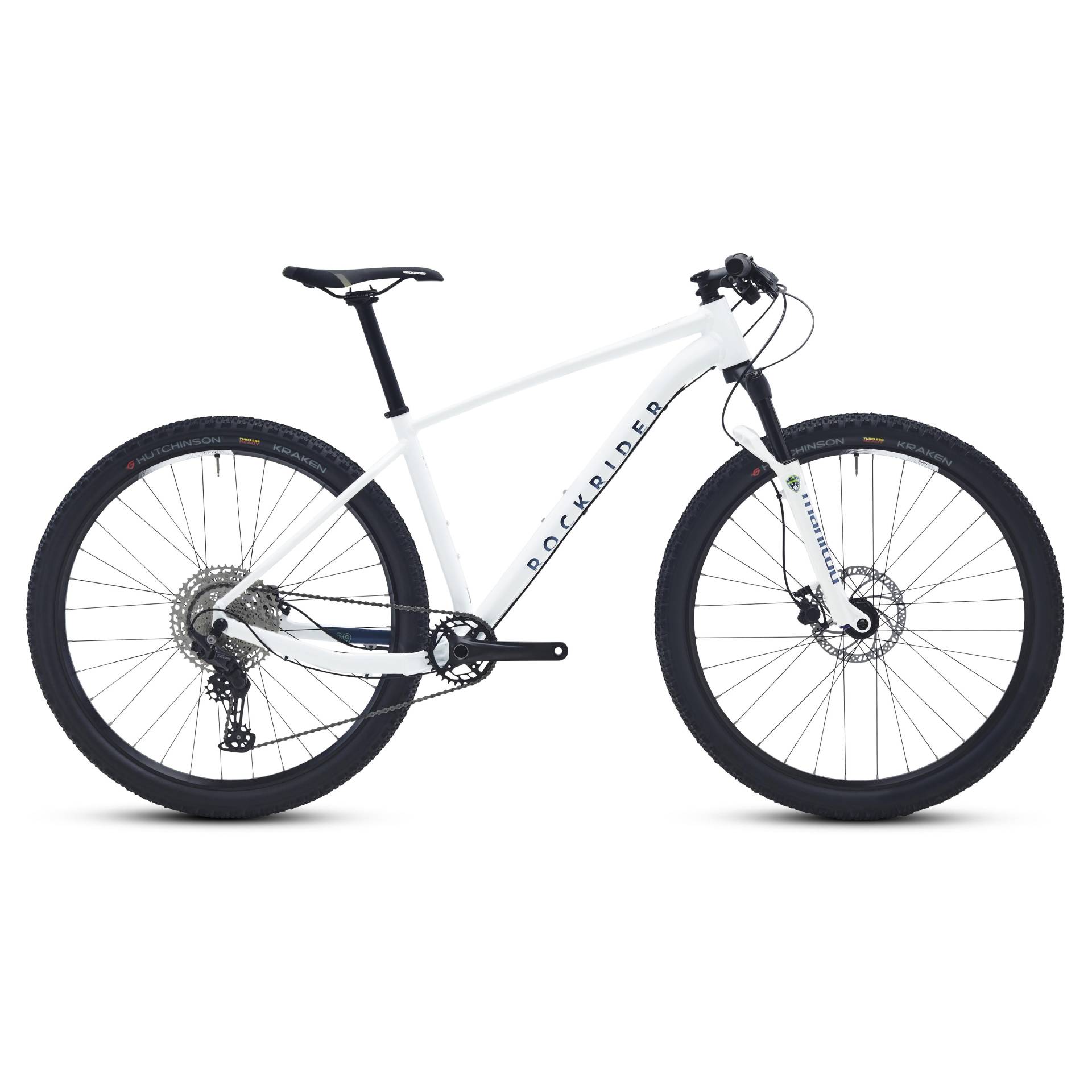 Mountainbike Cross Country XC 700 Aluminiumrahmen weiss von ROCKRIDER