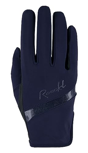 Roeckl Sports Reithandschuh Lorraine, Ladies Sommer Handschuh, Marine 7.5 von Roeckl