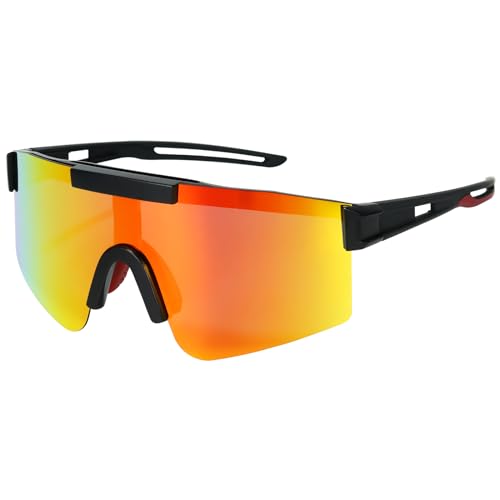 ROGTYO Fahrradbrille Polarisiert UV400 Radsportbrillen Sportbrille Sonnenbrille Herren-Damen für Outdoor-Sport Radfahren Motorradfahren Laufen Angeln Golf Ski Outdoor-Aktivitäten von ROGTYO