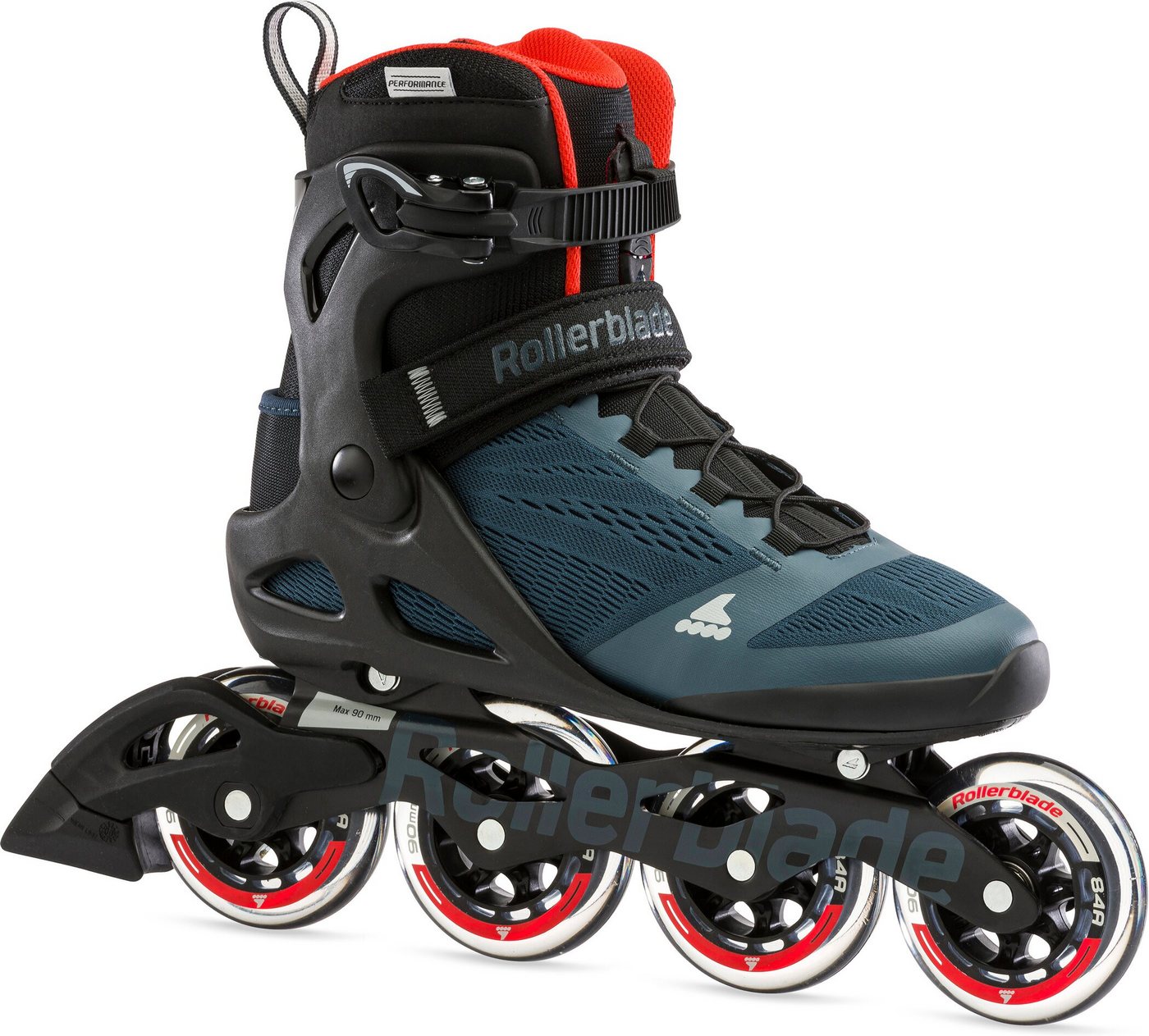 ROLLERBLADE Inlineskates MACROBLADE 90 BLU/ARANCIO SPEZIATO von ROLLERBLADE