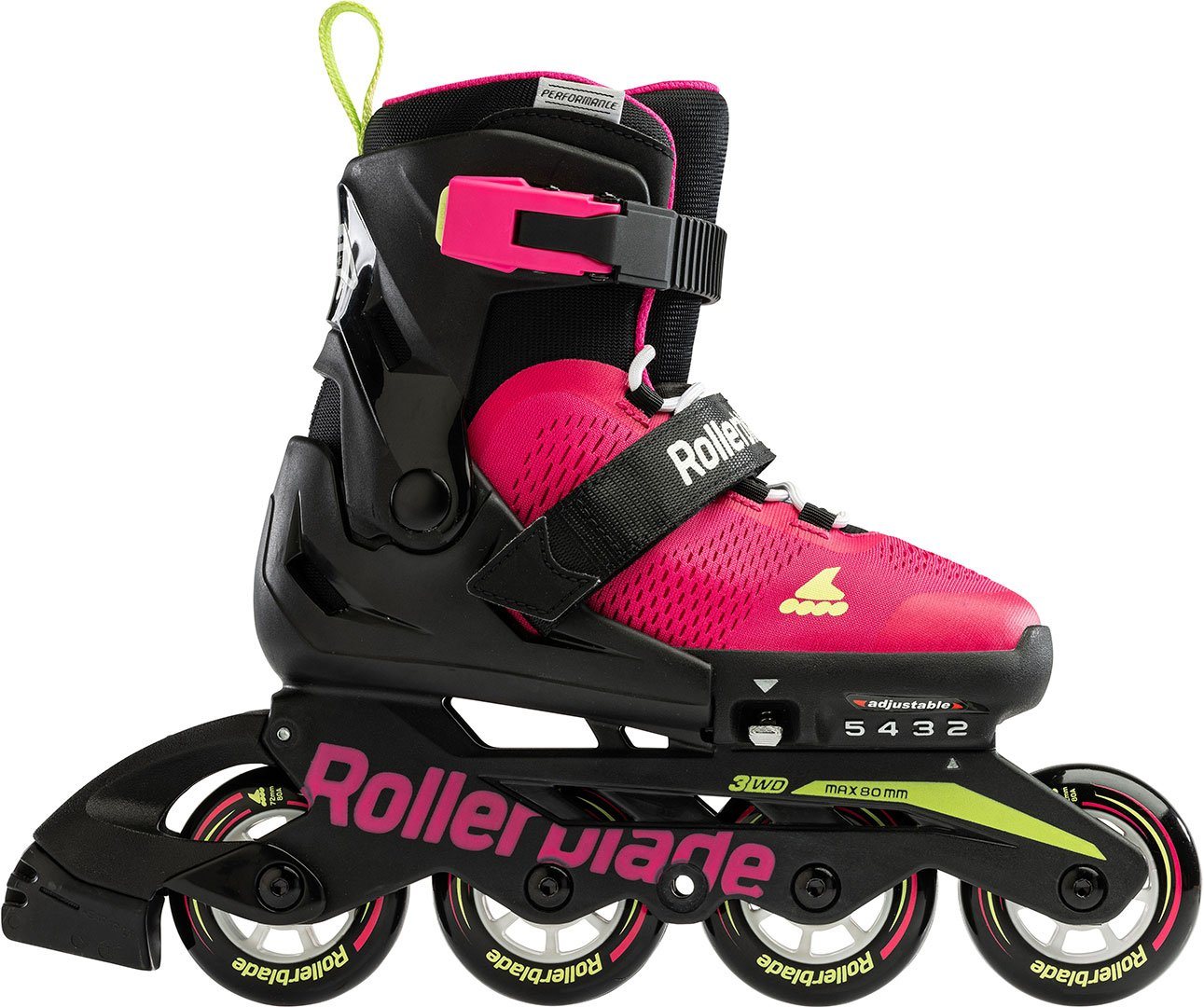 ROLLERBLADE Inlineskates ROLLERBLADE MICROBLADE Inline Skate pink/light green von ROLLERBLADE