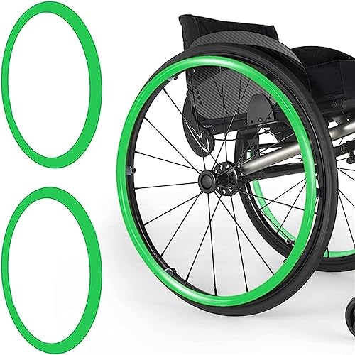 ROLTIN Rollstuhl-Schubradabdeckung, 1 Paar Silikon-Rollstuhl-Schubradabdeckungen, Hinterradgriffabdeckung, Rollstuhlzubehör,006,22in von ROLTIN