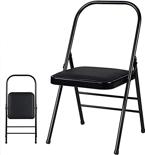 ROMA LT Yoga-Stuhl, Krafttraining-Tool, Yoga-Stuhl-Säule, Pilates robust, rutschfest, stabil, dauerhaft, schwarz,Schwarz von ROMA LT
