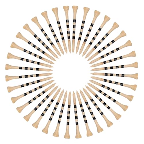 ROMISBABA 100 Stück Golftees Golfschlägerhalter Langlebig Wiederverwendbar Leicht Golfzubehör für Training und Spiel Geeignet Geschenk für Golfer von ROMISBABA