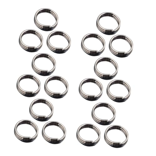 ROMISBABA 100 Stück Metall O Ringe Dart Flight Fixier Ringe für Stabile Anpassbare Dart schäfte und Präzise Langlebige Flight halterungen für Professionelles Darten von ROMISBABA