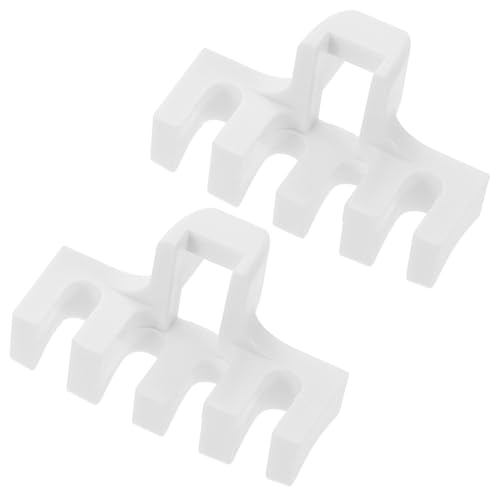 ROMISBABA 2 Stück Badminton Racket Stringing Load Protection Adapter Verschleißfestes PVC Material Druckverteiler für Bespannungsmaschine Schutz vor Racketschäden durch Hohe Spannung von ROMISBABA