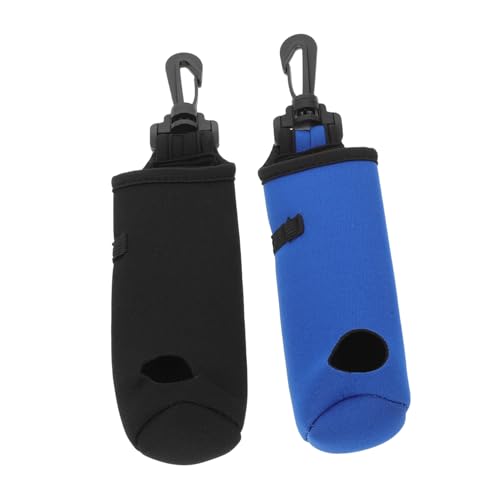 ROMISBABA 2 Stück Tragbare Golfball-aufbewahrungstaschen aus Robustem Neopren Wasserabweisend mit Praktischem Golf-Tee-Halter für Reisen und Training Kompakte Organizer für Golfer von ROMISBABA