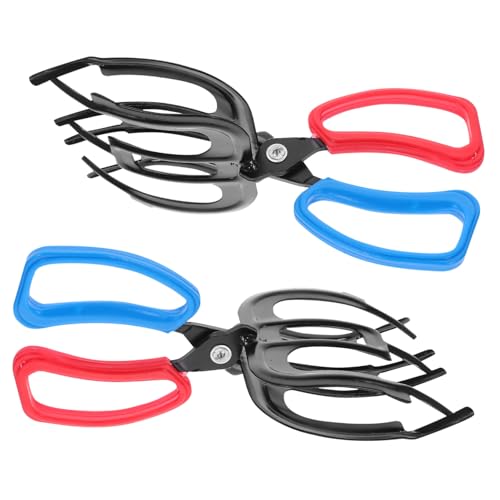 ROMISBABA 2 Stücke Teiliges Fish Lip Gripper Greifern Ergonomisch Geformt Verschleißfestes Kunststoffmaterial Leichter und Rutschfester Fischhalter für Müheloses Fang und Freisetz Angeln von ROMISBABA
