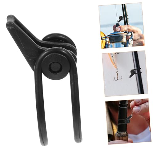 ROMISBABA 20 Stück Teiliges Praktische Angelhaken Keeper mit Gummiring Stabiler Köderhalter für Meeresangeln Robuste Stabhaken für Outdoor Angler Einfach zu Bedienen und Vielseitig von ROMISBABA