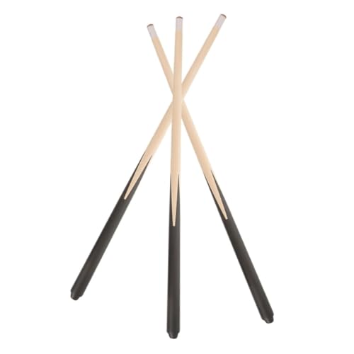 ROMISBABA 3 Stück Teiliges Billardqueue aus Langlebigem Hartholz Mini Pool Billard Queue Sticks Leichtes Trainings Übungswerkzeug für Tragbar und Vielseitig Einsetzbar von ROMISBABA