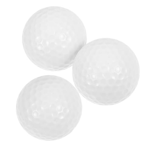 ROMISBABA 3 Stück Weiche Golfbälle mit Doppel Männer und Frauen Langlebig und Strapazierfähig für Indoor Outdoor Training Präzisions übungsgolfbälle für Putting und Driving Range von ROMISBABA