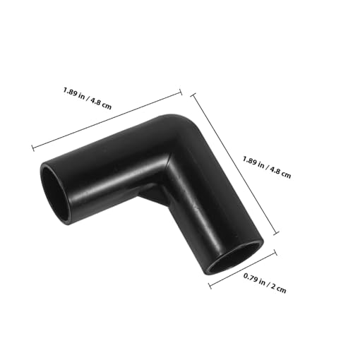ROMISBABA 30 Stück Teiliges Robuste Kunststoff Zeltstangenverbinder Rechteckiger Winkel Adapter für Vielseitige Campingzelte Einfache Montage Langlebige Outdoor Ersatzteile von ROMISBABA