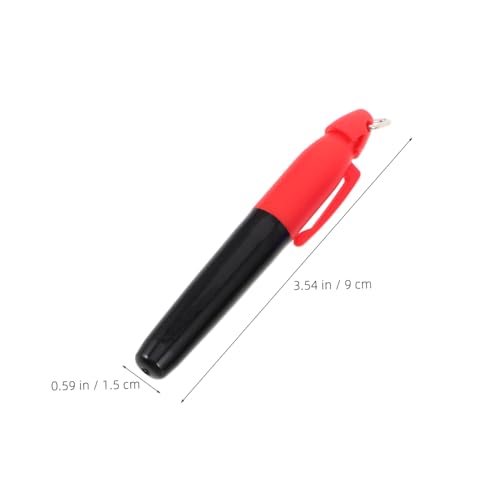ROMISBABA 4 STÜCKE Teiliges Golfball Markierungsstift mit Dreieck hakenclip Langlebige Kunststoff Golfball Ausrichtung Marker Multifunktionale Linienzeichner für Golf Training und Wettkampf von ROMISBABA