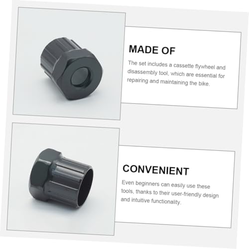 ROMISBABA 4 Stück Teiliges Carbonstahl Ketten Kurbelabzieher für Mountainbike Montage Demontage Reparatur Geeignet für Kassette Fach und Schwungräder Robust Langlebig von ROMISBABA