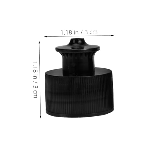 ROMISBABA 40 Stück Ersatzdeckel für Wasserflasche Kunststoff Sport Verschluss Push Pull Kappe Auslaufsicher Kompatibel Mineralwasserflaschen Trinkflaschen Zubehör von ROMISBABA
