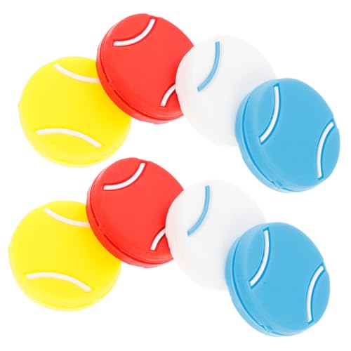 ROMISBABA 8 Stück Teiliges Tennisschläger Stoßdämpfer aus Silikon Effektive Vibrationsdämpfung für Tennisspieler Einfache Befestigung Kompatibel mit Allen Tennisschlägern Rot Gelb ROMISBABA 8 Stück Teiliges Tennisschläger Stoßdämpfer aus Silikon Effektive Vibrationsdämpfung für Tennisspieler Einfache Befestigung Kompatibel mit Allen Tennisschlägern Rot Gelb von ROMISBABA