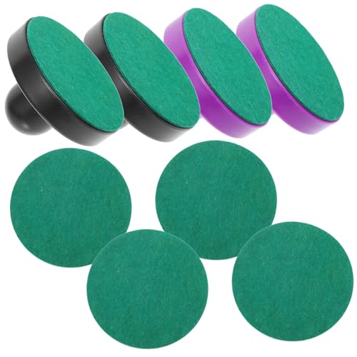 ROMISBABA Airhockey Tisch Zubehör Pusher Schläger Pucks Ersatzteile für Tisch Eishockey Spielspaß Party Spielzimmer von ROMISBABA
