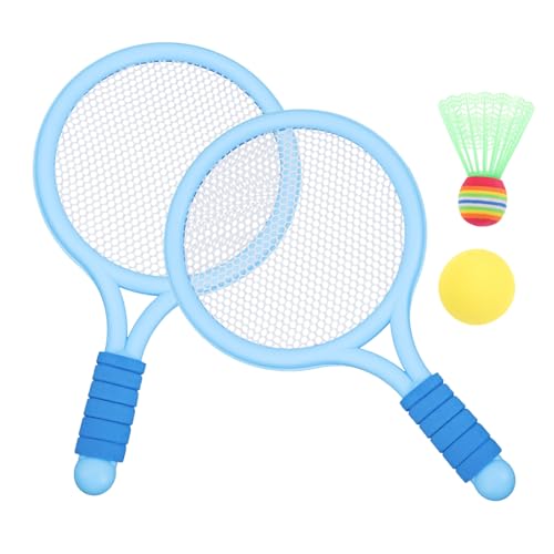 ROMISBABA Badminton Schläger mit Bällen Leichtes Outdoor Sportspielzeug für Kleinkinder Interaktives Eltern Junge Mädchen Spiel Hochwertiger Pädagogisches Tennis und Badminton von ROMISBABA