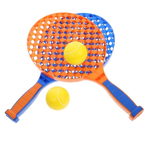 ROMISBABA Badminton aus Stabilem Kunststoff Leichtes Rackets Bällen für Anfänger Fördert Koordination und Bewegung Drinnen und Draußen von ROMISBABA