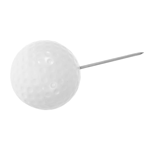ROMISBABA Golf Ball Marker aus Langlebigem Abs Kunststoff mit Rostfreiem Edelstahl-Nagel Sicherer Halt und Einfache Montage Runde Form für Präzise Positionierung Golfplätzen für von ROMISBABA
