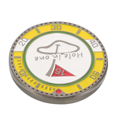 ROMISBABA Golfs Ball Marker aus Robustem Abs Kunststoff Kleines Praktisches Positionierungstool mit Geringem Reibungswiderstand Einfach zu Verwenden Langlebig und Umweltfreundlich für von ROMISBABA