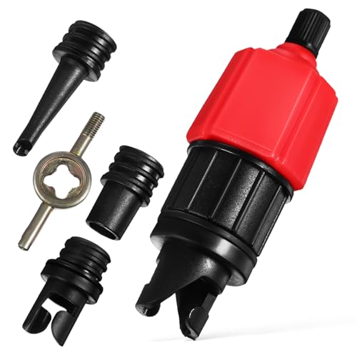 ROMISBABA Hochdruckfester Luftventiladapter aus Vielseitiger Sup und Kajak Pumpenadapter Hitzebeständig Leicht und Tragbar für Aufblasbare Boote und Luftmatratzen ROMISBABA Hochdruckfester Luftventiladapter aus Vielseitiger Sup und Kajak Pumpenadapter Hitzebeständig Leicht und Tragbar für Aufblasbare Boote und Luftmatratzen von ROMISBABA