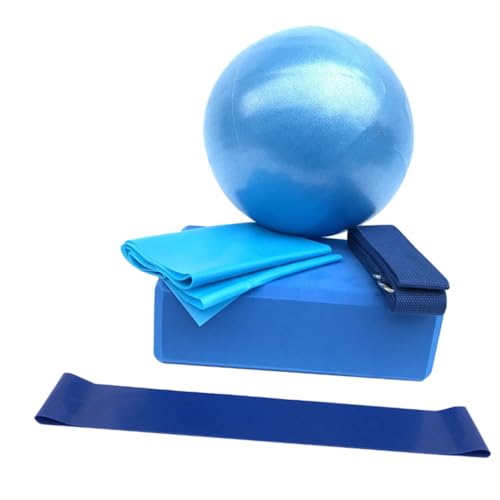 ROMISBABA Kleines Yoga Set mit Gymnastikball und Stretching Band für Zuhause Fördert Balance Koordination Muskeldehnung für Fitness Pilates und Muskelentspannung von ROMISBABA