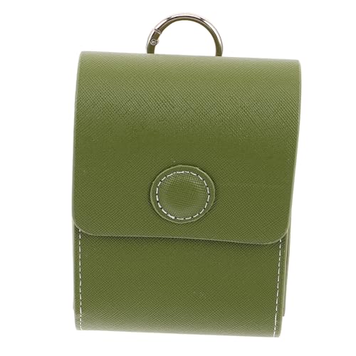 ROMISBABA PU Golf Rangefinder Tasche Organizer Golf Tee Halter Kompakt Tragbar für erfahrene und Freizeitgolfer von ROMISBABA