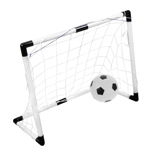 ROMISBABA Portables Fußballtor für Zusammenklappbares Soccer Frame mit Langlebigem Netz Leichtes Outdoor Fußballtor für Garten und Training Fördert Koordination und Bewegung von ROMISBABA