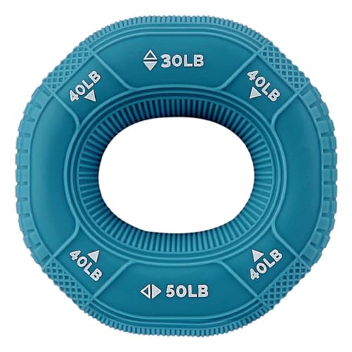ROMISBABA Silikon Fingerschleife Widerstand Handgriffstärker Fitness Trainingsring für Hand Fingermuskulatur Stressabbau Zuhause und Fitnessstudio von ROMISBABA