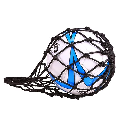 ROMISBABA Starkes Sportnetz Ballnetz Leicht Robust Einteilig Geeignet für Basketball Volleyball Fußball Vielseitige Netztasche für Training und Spiel Schwarz von ROMISBABA