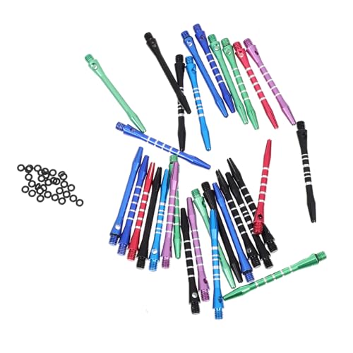 ROMISBABA Teiliges Aluminium dartpfeil Schaft Professionelle Metall dartstiele Ringen Leicht Langlebig Tragbar Optimiert Flugbahn für Steel Tip Darts Geeignet für Bar Zuhause und Büro von ROMISBABA
