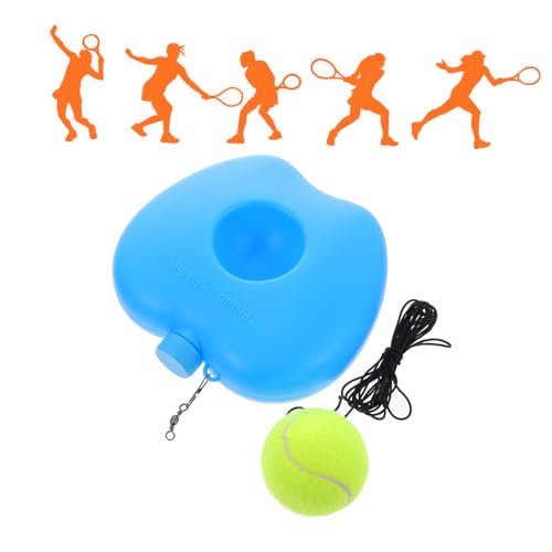 ROMISBABA Tennis Training Tool mit Rebound Ball und Basis Langlebiges Tennis trainingsgerät für Einzeltraining zu Hause Geeignet für Tennisfans und Anfänger Einfaches und Effektives von ROMISBABA