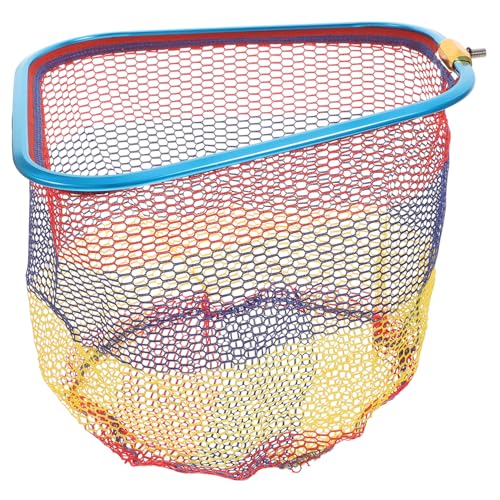 ROMISBABA Tiefes Fischernetz mit Aluminiumrahmen Feines Mesh für Schonenden Fang von Garnelen und Fischen Leichtes Tragbares Netz für Effektives Angeln und Einfache Zufällige Farbe von ROMISBABA